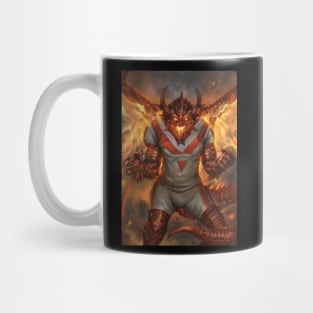 Rugby League Dragon Mug